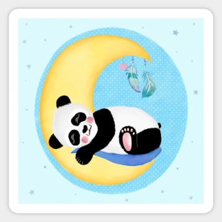 Baby Panda is dreaming Sticker